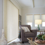 Vertical Blinds Living Room offered by Made in the Shade in Prescott