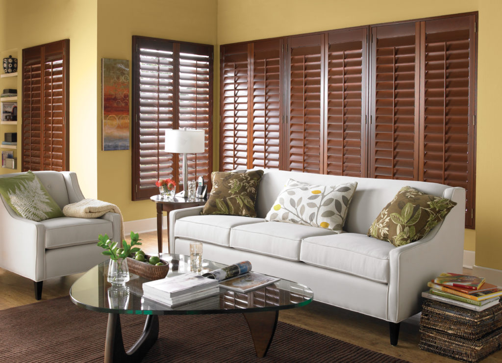 Wood shutters offered by Made in the Shade in Prescott