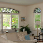 faux iron window insert offered by Made in the Shade in Prescott