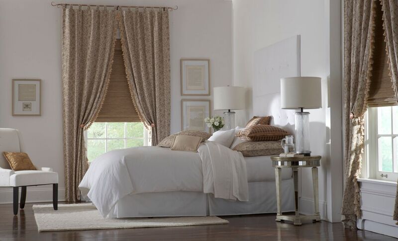 Bedroom Draperies designed by Made in the Shade of Prescott
