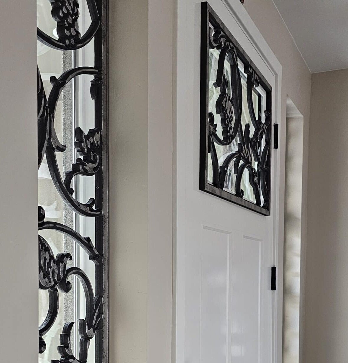 Decorative Faux Grilles Tableaux Kitchen