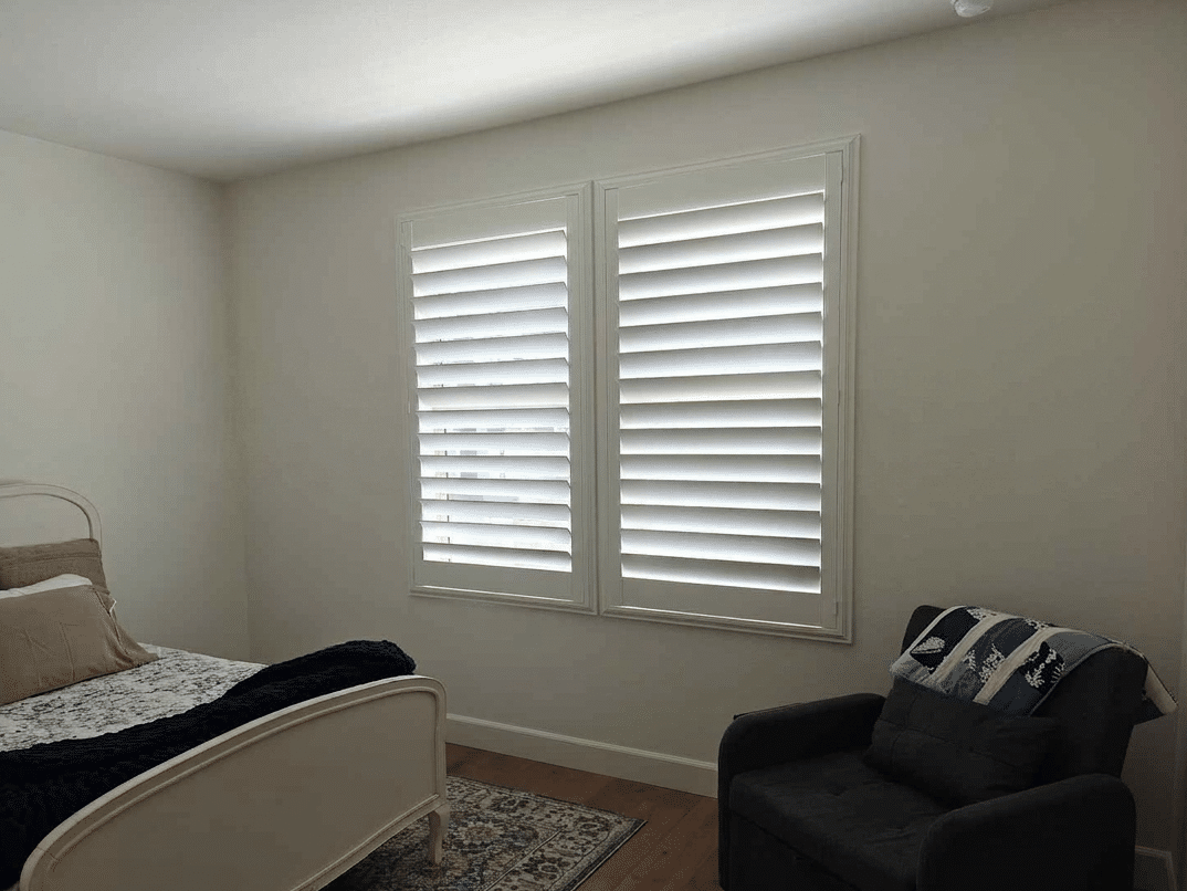 Two Shutters In Bedroom